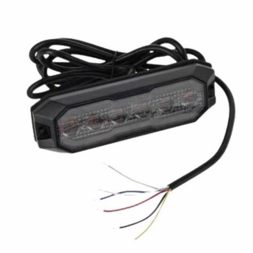 Luz de aviso intermitente / luz de posição traseira LED 12/24V, laranja/vermelho 12/42 LED's