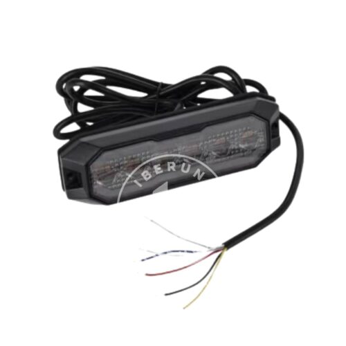 Luz de aviso intermitente / luz de posição traseira LED 12/24V, laranja/vermelho 12/42 LED's