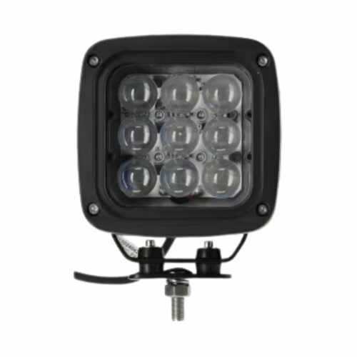 Luz de trabalho LED, 45W, 4050 lm, 12/24V, azul ficha Deutsch, feixe pontual, 9 LEDs