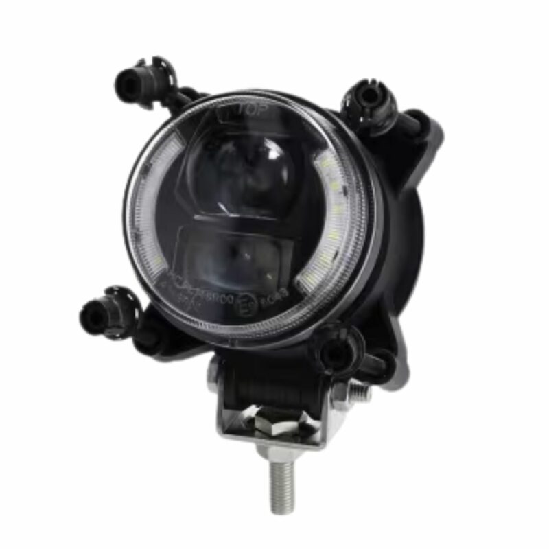 LA80092 Farol dianteiro LED 30/5W, 10-30V, Ø90mm, médios, luz de presença, conector H9