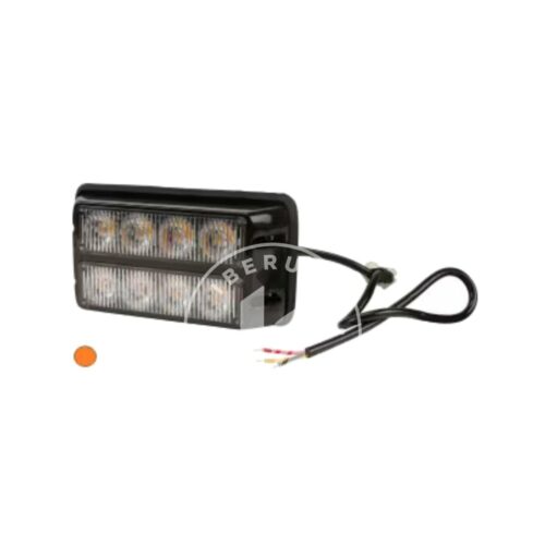 LA20012 Luz de aviso LED, 24W, 12-24V, âmbar, aparafusada 8 LEDs