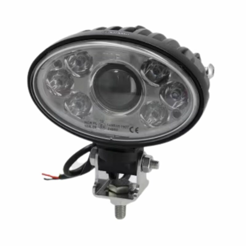 LA10634 Farol LED, 20/24W, 10/30V, Farol Alto/Baixo, Cabo Aberto de 3 Pinos, Montagem em Suporte