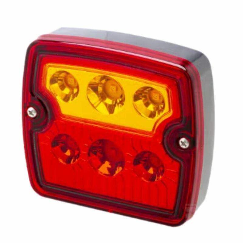LA40061 Farol traseiro LED, 12/24V, vermelho/laranja6 LEDs