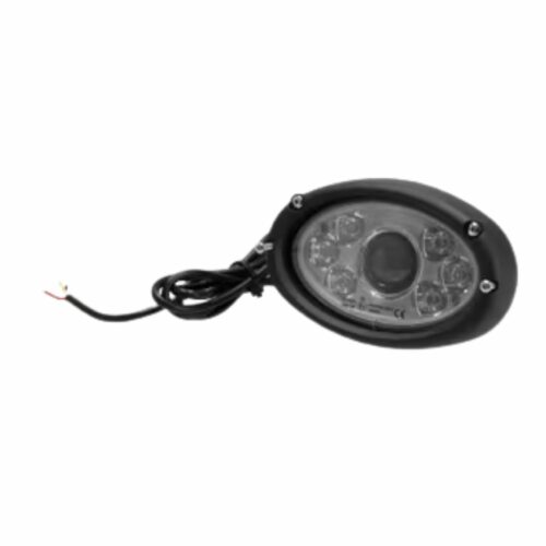 Farol LED, 20/24W,10/30V 5mm, Farol Alto/Baixo, Cabo Aberto de 3 Pinos, Montagem Embutida