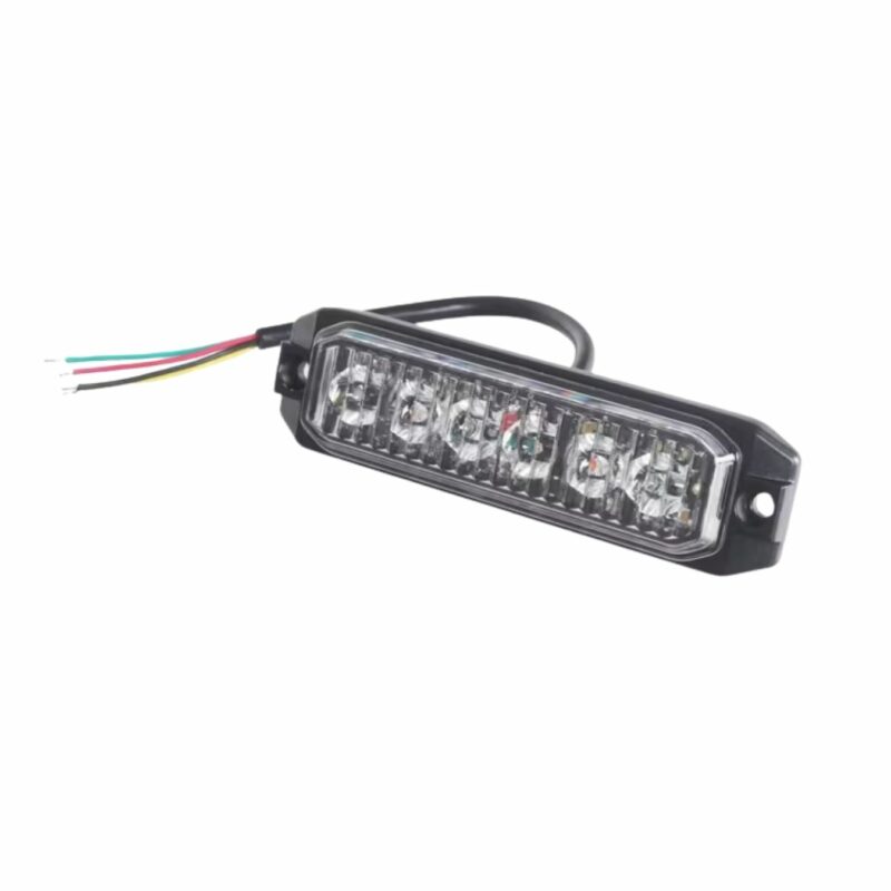 Luz flash 6 LED branco