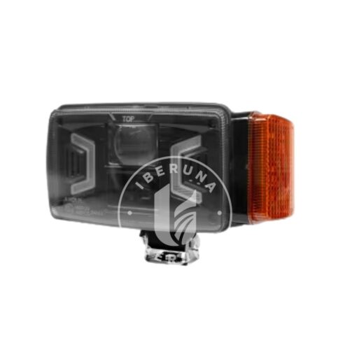 LA80093 Farol LED, 30/55W 10-30Vbranco/laranja, plugue H4, farol alto/farol baixo/indicador de direção