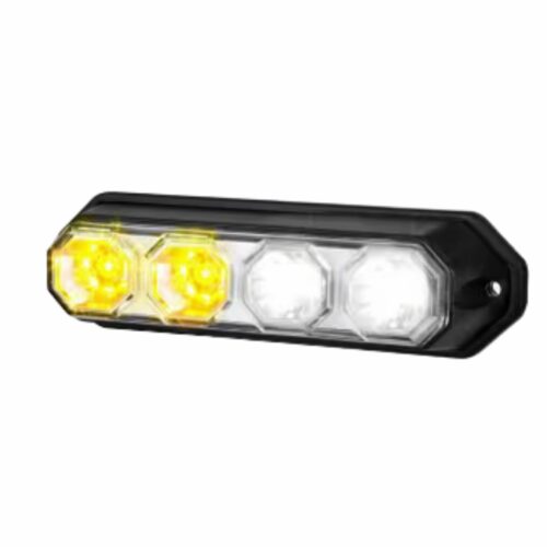 Luz dianteira multifunções LED 12-24V, branco 4 LEDs,