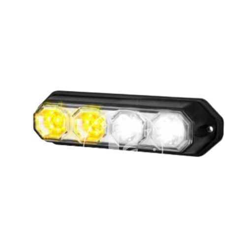 LA80031 Luz dianteira multifunções LED 12-24V, branco 4 LEDs,