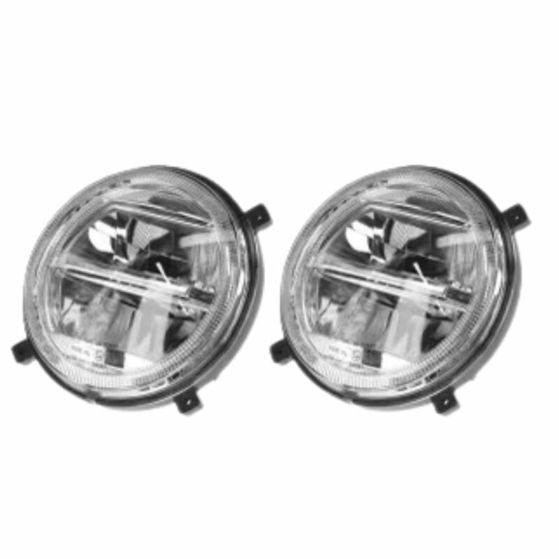Faróis LED, 22/21 W, 9-36V, Ø140 mm, feixe alto/baixo, conector H4, par