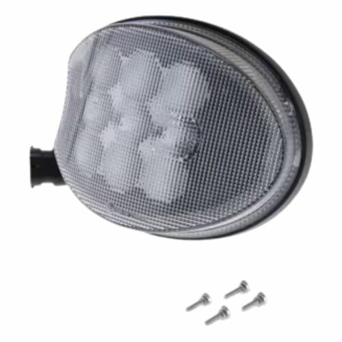 Luz de trabalho de canto LED, 45W 4500lm moldura preta, plugue H9, combo, adequada para John Deere