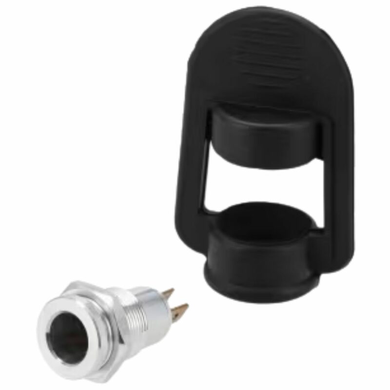Conector de latão para farol + tampa de borracha (embalagem de 4)