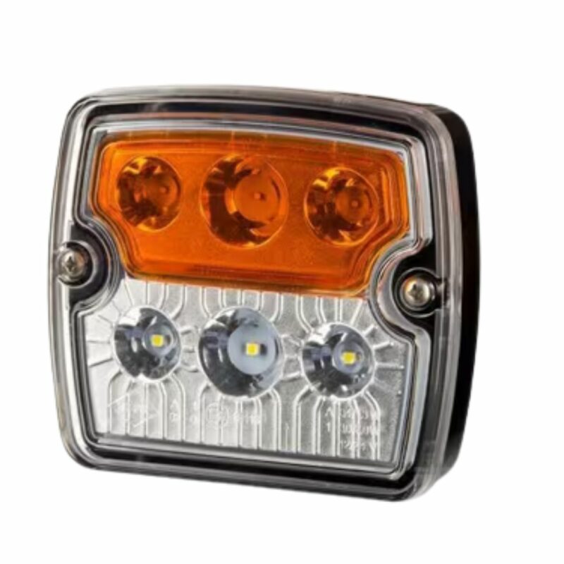 LA80032 Luz dianteira multifunções LED, 12/24V, branco 6 LEDs