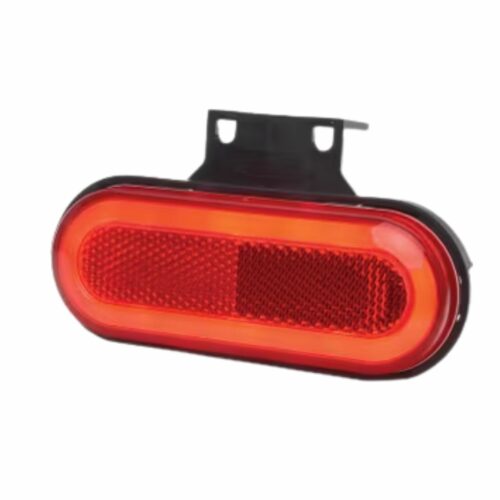 Luz de sinalização LED, retangular, 12-24V
