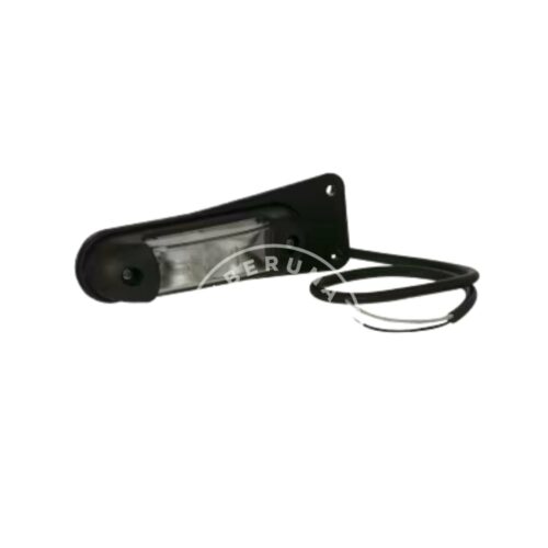 Luz de sinalização LED, 1/2.2W, retangular, 12-24V, branco/laranja/vermelho 6 LEDs