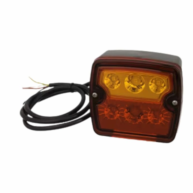 LA103172 Farol traseiro LED 12/24V, laranja/vermelho 9 LEDs