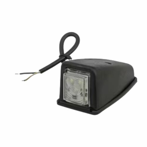 Luz de sinalização LED, 0.5/1W, quadrado, 12/24V, branco3 LEDs