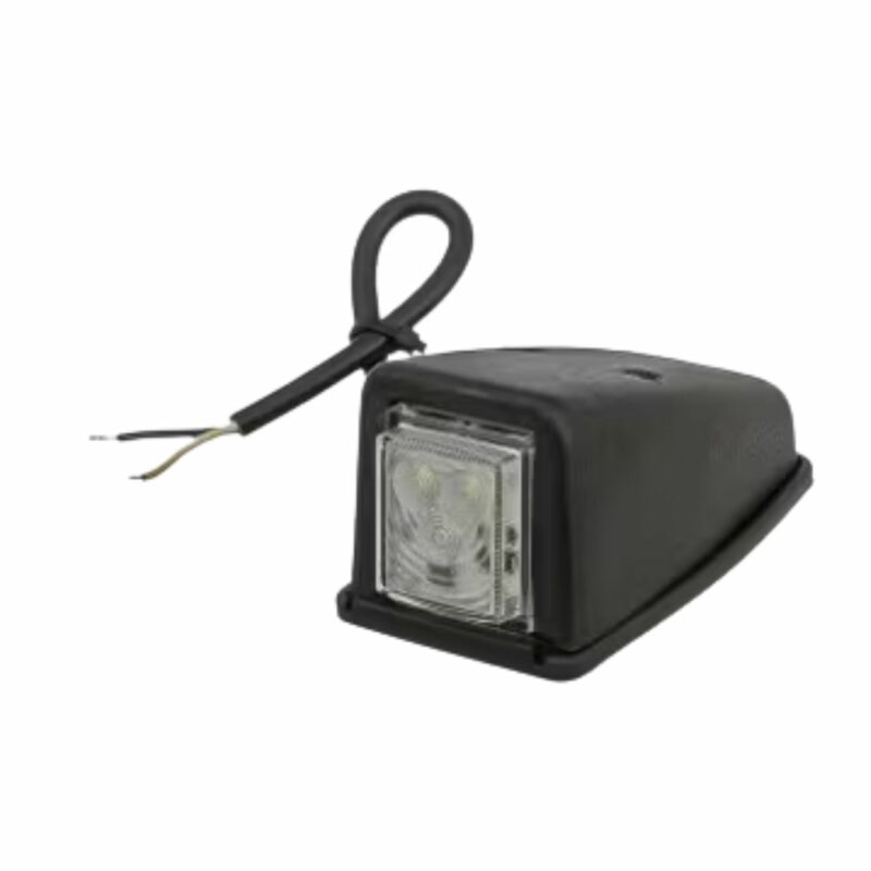 LA30151 Luz de sinalização LED, 0.5/1W, quadrado, 12/24V, branco3 LEDs