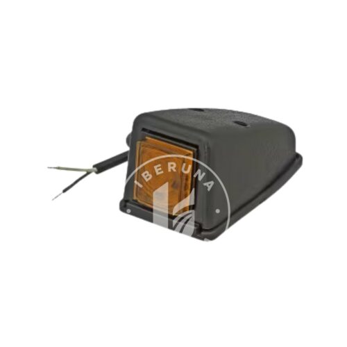 Luz de sinalização LED, 0.5/1W, quadrado, 12/24V, laranja 3 LEDs