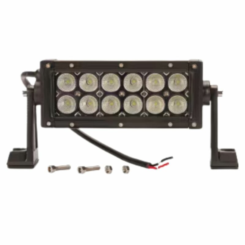 LA10302 Barra luzes de trabalho LED, 36W, 3060lm 12/24V, branco,cabo, Flood, 12 LEDs