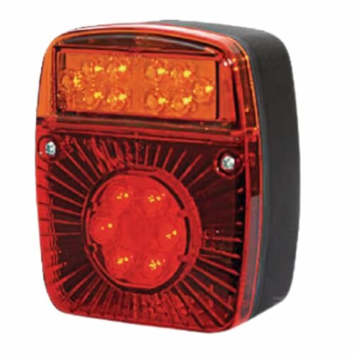 Farol traseiro LED multifuncional, 12-24V 5 pinos