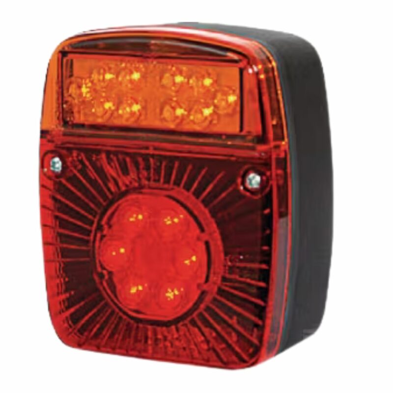 Farol traseiro LED multifuncional, 12-24V 5 pinos