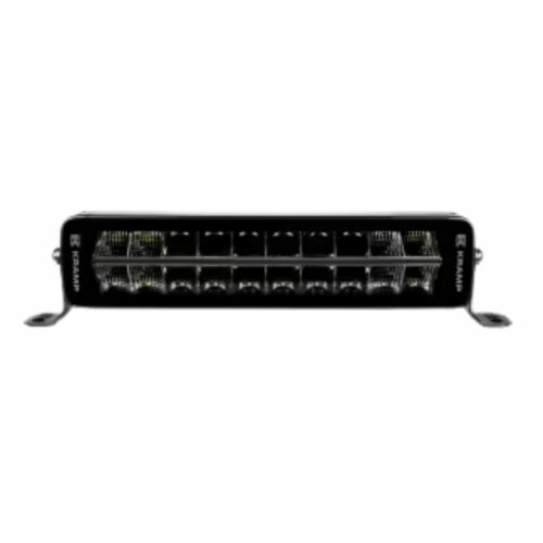 Barra de luz de trabalho LED, 80.2W, 6757lm 12/24V, branca/laranja, plugue Deutsch 30 LEDs