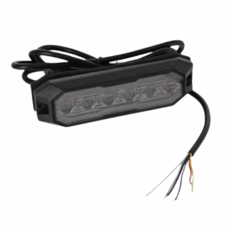 LA20165 Luz de aviso intermitente / luz de posição frontal LED 12/24V, laranja/branco,12/42 LED's