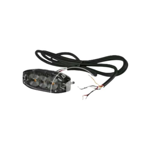 Luz de aviso intermitente LED, 10/30V, verde, 3 LED