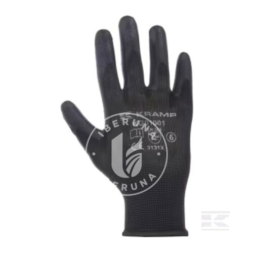 Luvas Kramp 1.001 preto 10/XL 12 pares