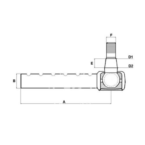 Kramp SHP095KR Extremidade de biela