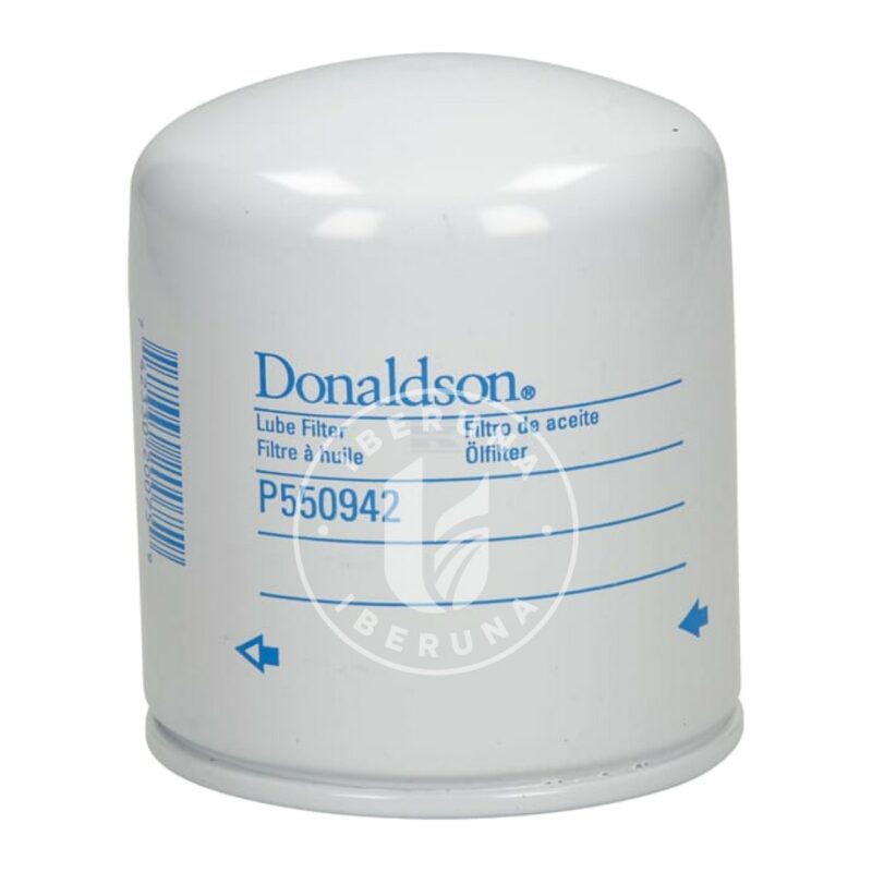 Filtro de óleo roscado Donaldson P550942 Filtro de óleo roscado Donaldson P550942